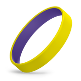 Custom Adult Silicone Wristbands - Color Coat