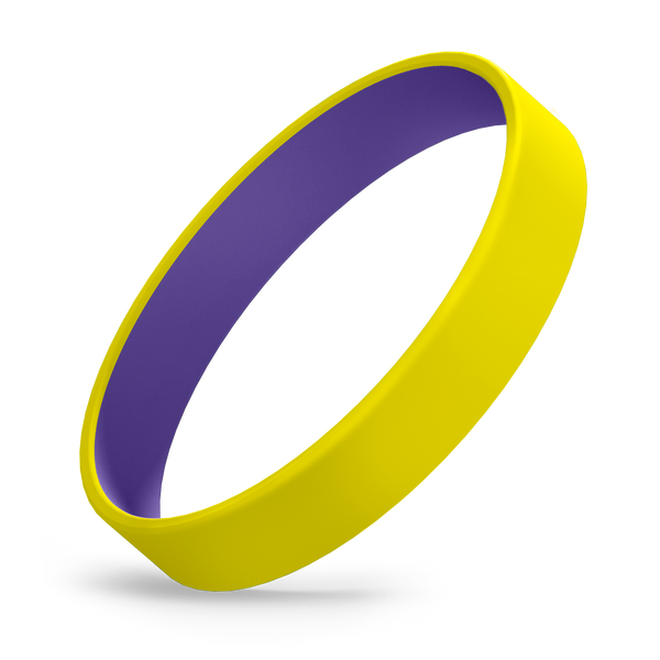 Custom Adult Silicone Wristbands - Color Coat
