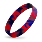 Red / Black / Blue Swirl