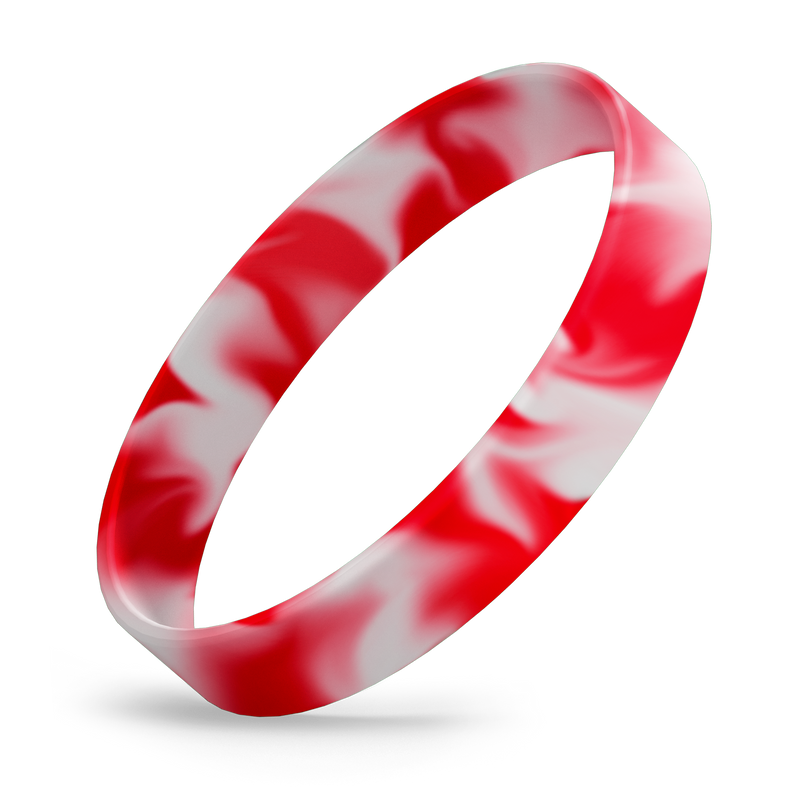 Red / White Swirl