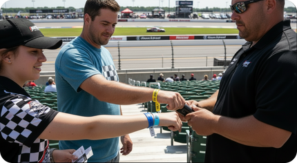 Racetrack Wristbands