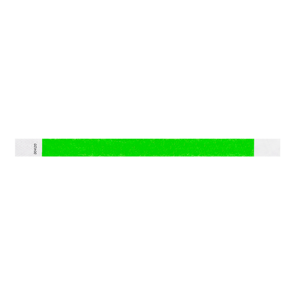 3/4" Solid Color Tyvek® Wristbands
