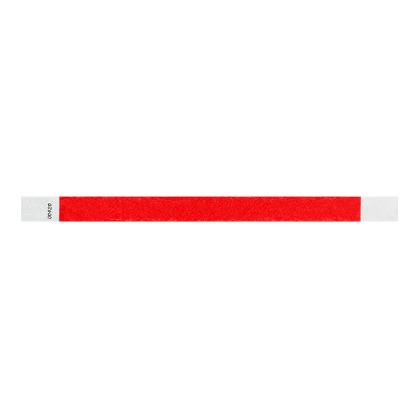 3/4" Solid Color Tyvek® Wristbands