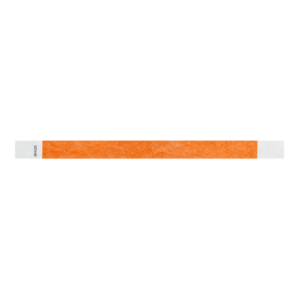 3/4" Solid Color Tyvek® Wristbands