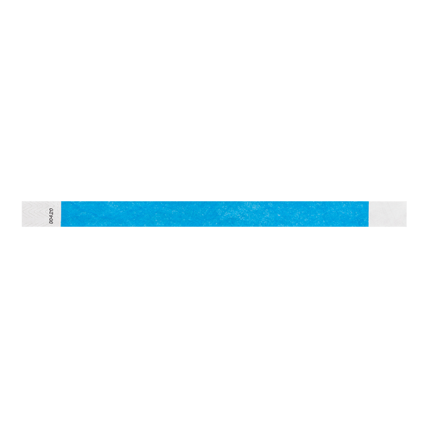 3/4" Solid Color Tyvek® Wristbands