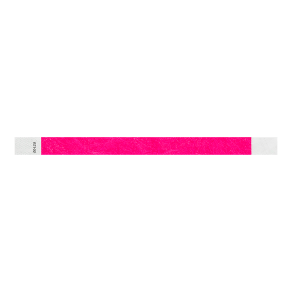 3/4" Solid Color Tyvek® Wristbands