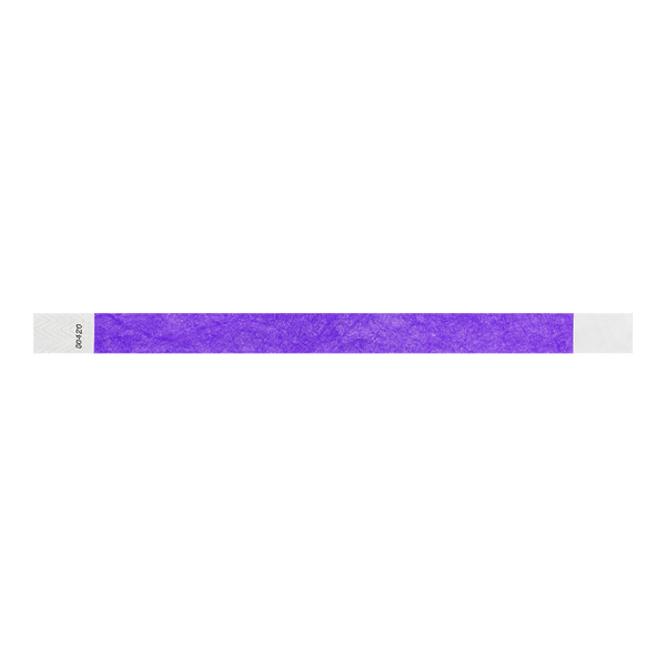 3/4" Solid Color Tyvek® Wristbands