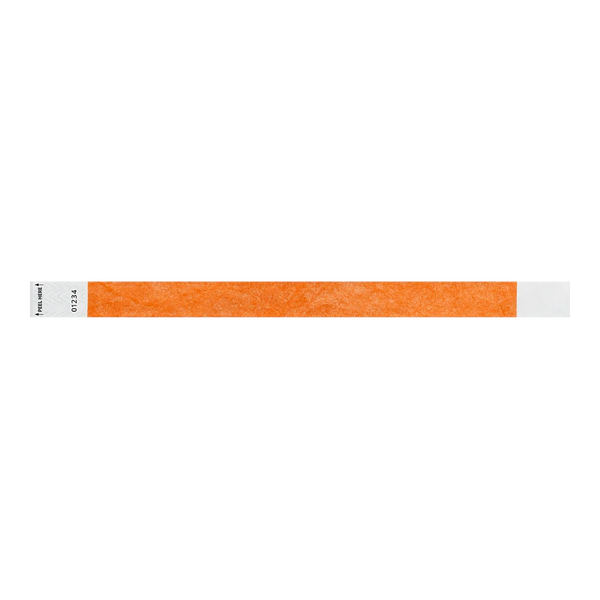 3/4" Custom Tab-Free Tyvek® Wristbands