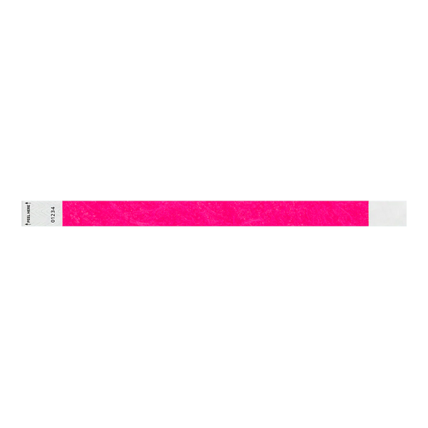 3/4" Custom Tab-Free Tyvek® Wristbands