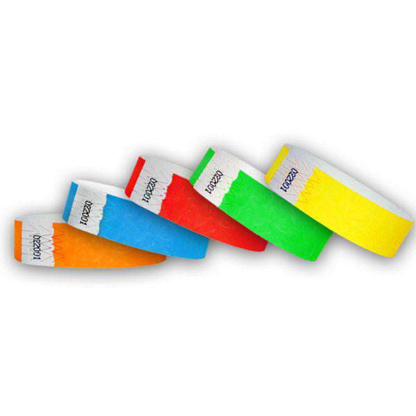 3/4" Tyvek Wristband Multi Value Pack 1