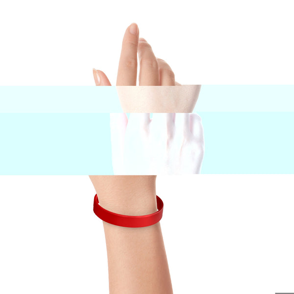 Custom Adult Silicone Wristbands - Rush Debossed