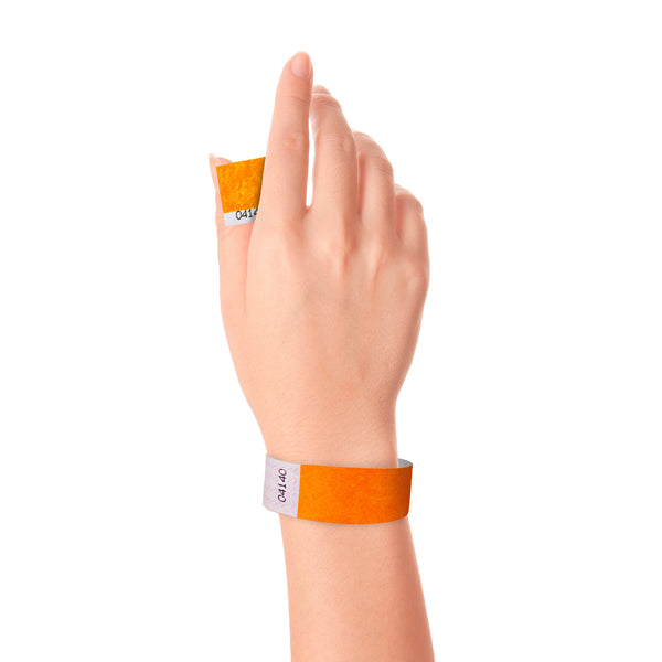 3/4" Custom Tyvek Voucher Wristbands